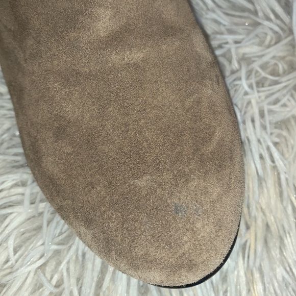 Bjorndal Suede Leather Heeled Chelsea Boots Tan Woman’s Size 9 - Picture 9 of 12